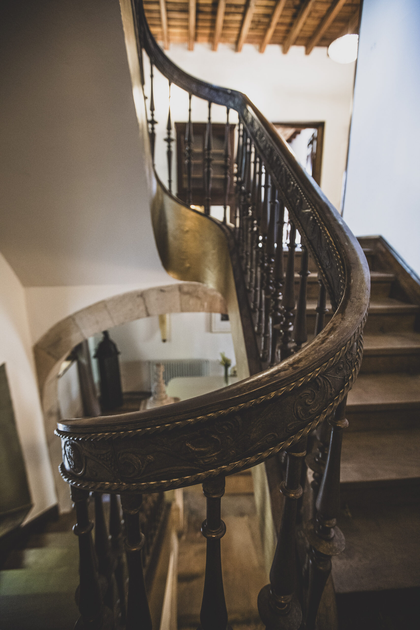 La escalera de Palacio La Gloria